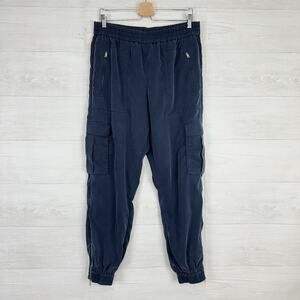 Polo Ralph Lauren Utility Cargo Jogger Pants Men Large Navy Lightweight Outdoor